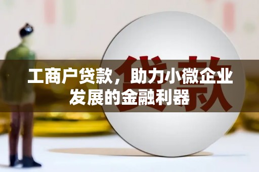 滦县工商户贷款，助力小微企业发展的金融利器