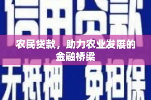 滦县农民贷款，助力农业发展的金融桥梁