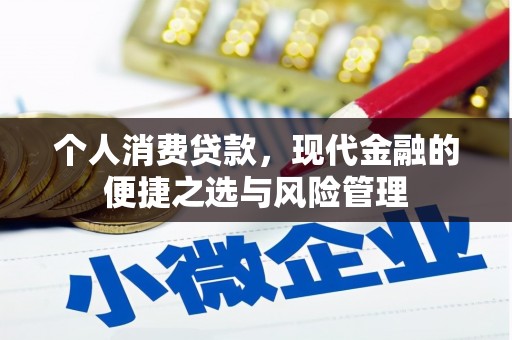 滦县个人消费贷款，现代金融的便捷之选与风险管理