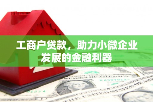 滦县工商户贷款，助力小微企业发展的金融利器