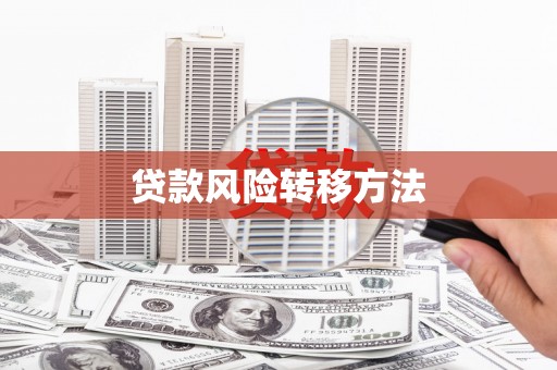 滦县贷款风险转移方法