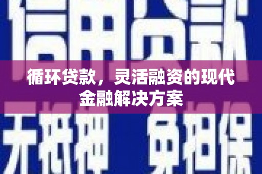 滦县循环贷款，灵活融资的现代金融解决方案