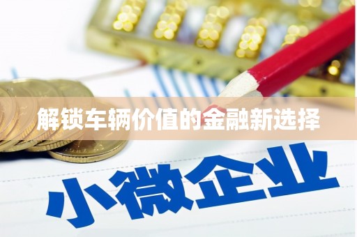 滦县解锁车辆价值的金融新选择