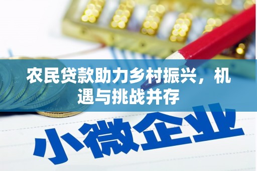 滦县农民贷款助力乡村振兴，机遇与挑战并存