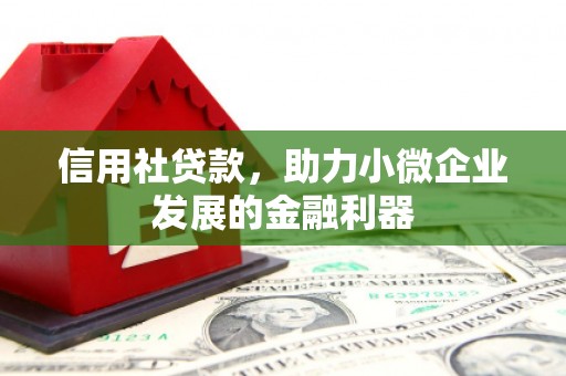 滦县信用社贷款，助力小微企业发展的金融利器
