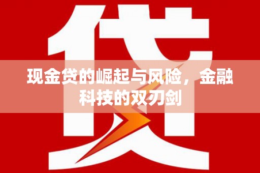 滦县现金贷的崛起与风险，金融科技的双刃剑