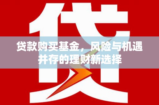 滦县贷款购买基金，风险与机遇并存的理财新选择