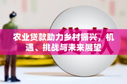 滦县农业贷款助力乡村振兴，机遇、挑战与未来展望