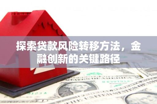 滦县探索贷款风险转移方法，金融创新的关键路径