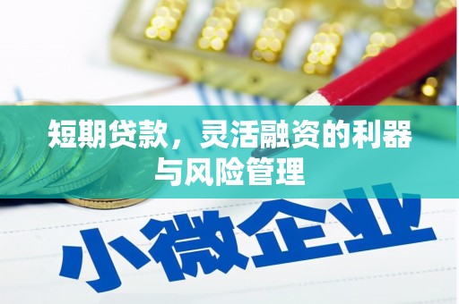 滦县短期贷款，灵活融资的利器与风险管理