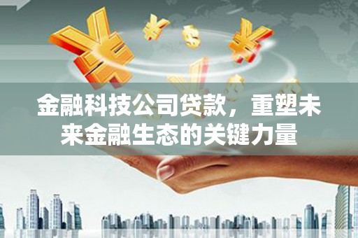滦县金融科技公司贷款，重塑未来金融生态的关键力量