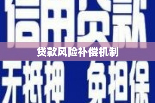 滦县贷款风险补偿机制