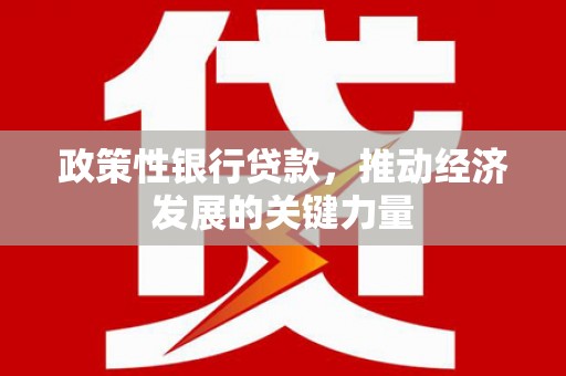 滦县政策性银行贷款，推动经济发展的关键力量