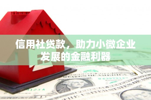 滦县信用社贷款，助力小微企业发展的金融利器